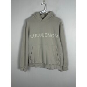 Lululemon Steady State Graphic Hoodie Mens Large Beige From 2024 Fleece LM3ES0S